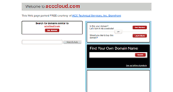 Desktop Screenshot of acccloud.com